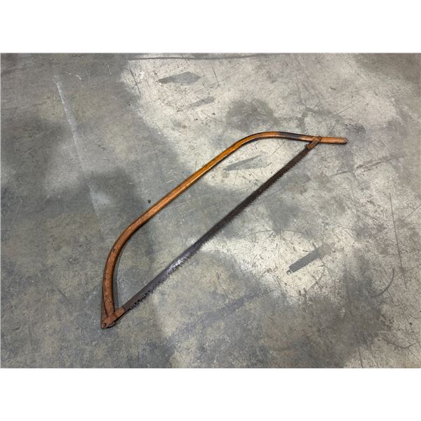 Vintage Steel Bow Cutting Saw 4 FT Blade