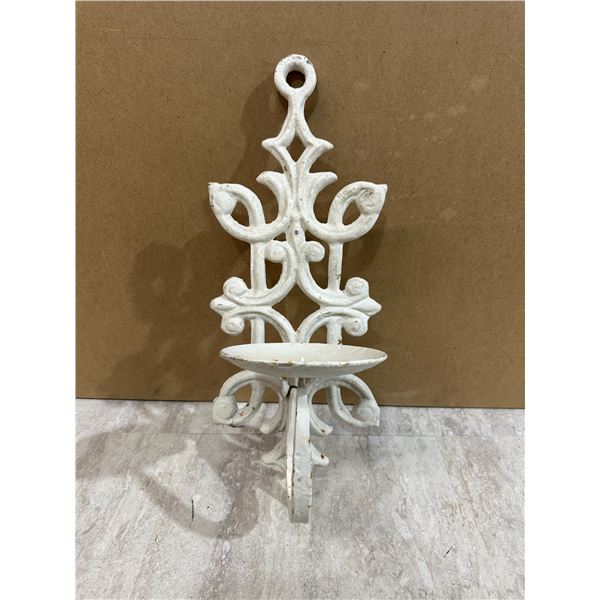 Very Heavy Cast Iron Hanging Candle Holder