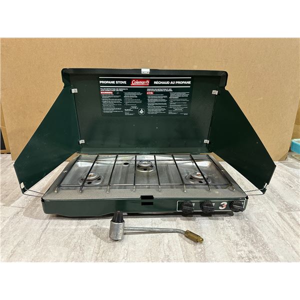 Coleman 3 Burner Propane Camping Stove Model No 5433-700C