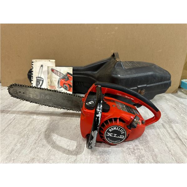Homelite XL2 Chainsaw With Case