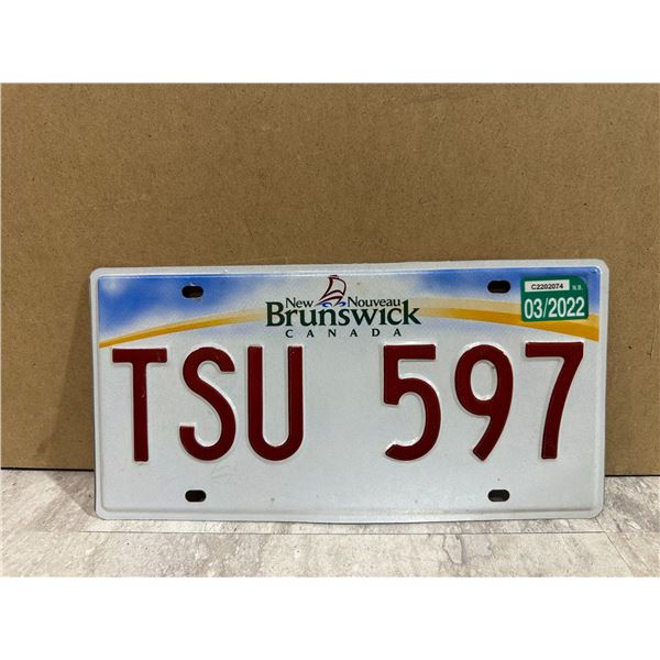New Brunswick Canada License Plate