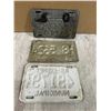 Image 5 : Lot of 3 License Plates Motorcycle/ BC - Exempt 71