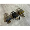 Image 1 : Lot of 3 Locks 2 Master 1 Garrison