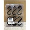 Image 1 : Black S Hooks 30 Pack