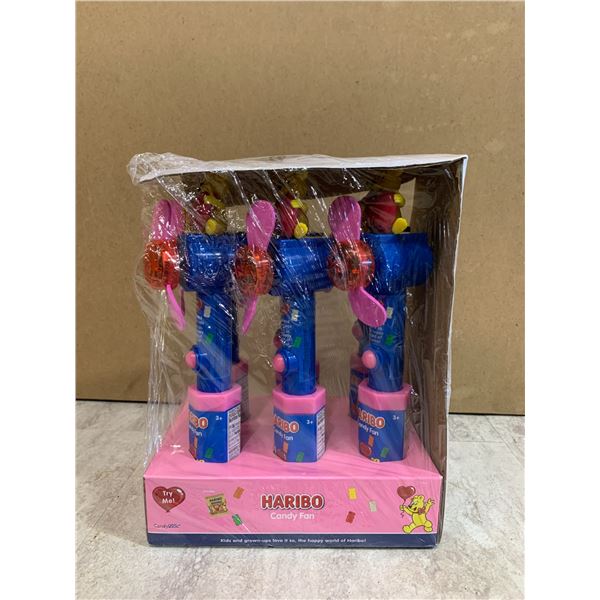 6 Pack of Haribo Candy Fans