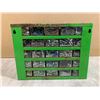 Image 9 : Metal Storage Container with 25 Compartments Filled With Nuts and Bolts And Fastners