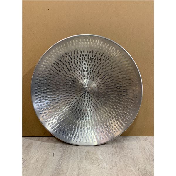 Large Aluminum Hammered Bowl for Decorative Purposes