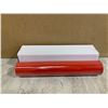 Image 3 : Red Heat Transfer Vinyl for Cricut 12in X 25Ft HTV
