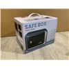 Image 1 : Safe Box Piggy Bank Password Unlock Deposit Function Spare Key Black Colour
