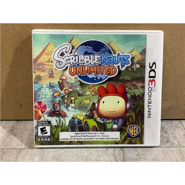 Scribble Nauts Unlimited Nintendo 3DS Game