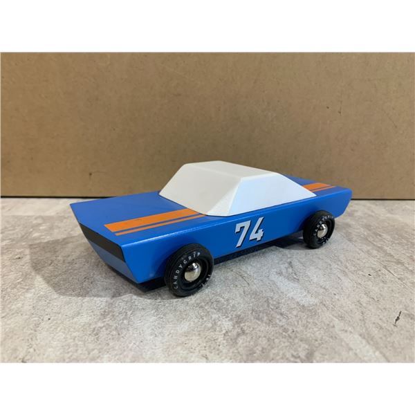Candylab Blu74 Racer Wooden Race Car