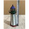 Image 10 : Stained Glass lighthouse Lamp Needs Rewiring