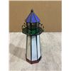 Image 1 : Stained Glass lighthouse Lamp Needs Rewiring