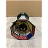 Image 5 : Stained Glass lighthouse Lamp Needs Rewiring