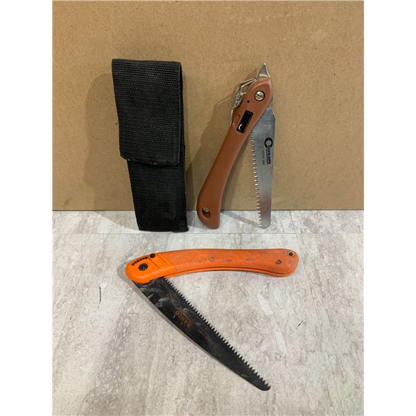 Lot of 2 Folding Saws