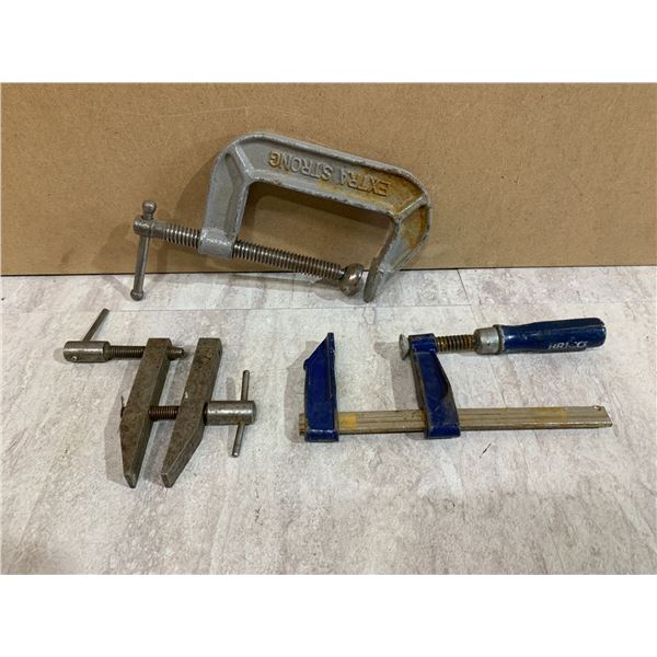 Lot of 2 Bessey C Clamps 3In