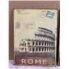 Image 2 : Lot of 2 Metal Rome Signs