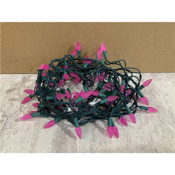 Approx 20FT Pink Christmas Lights