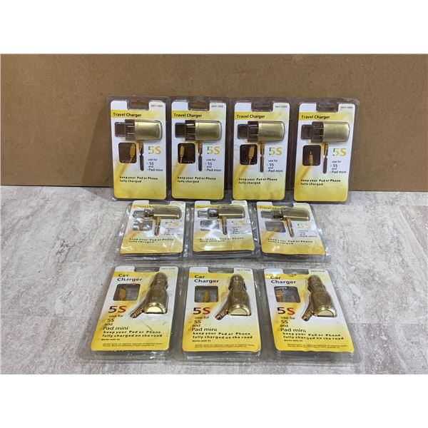 Lot of 9 Portable iPhone Chargers