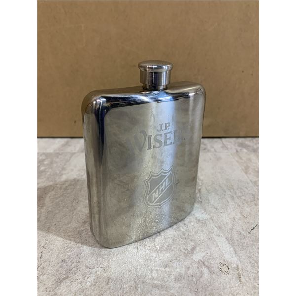 JP Wisers NHL Logo Flask