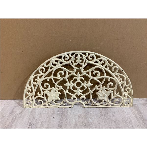 Antique Cast Iron Register Tombstone Style Vent