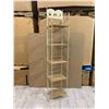Image 1 : Metal Rack With 5 Wooden Shelves 64in x 12in