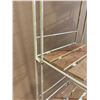 Image 3 : Metal Rack With 5 Wooden Shelves 64in x 12in