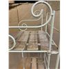 Image 8 : Metal Rack With 5 Wooden Shelves 64in x 12in
