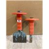 Image 1 : Lot of 2 Brick Bolster Chisels 8in X 3/4 and 8in x 4in