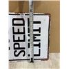 Image 6 : No Speed Limit Metal Sign