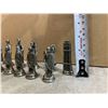 Image 10 : Themed Chess Board Pieces 27 Pcs Non Ferrous
