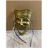 Image 1 : Brass Laughing Face Décor