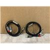 Image 1 : Lot of 2 RCA Cable Compatible With Iphone IOS to RCA Aux Audio Cord