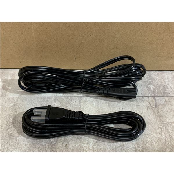 Lot of 2 AC Power Cord for PS5 PS4 PS3 Slim X box One