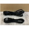 Image 1 : Lot of 2 AC Power Cord for PS5 PS4 PS3 Slim X box One