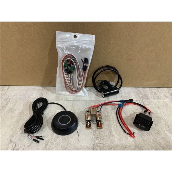 Lot of 5 Different Toggle Switch And Push Buttone Wiring Kits