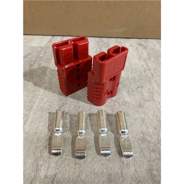 Red Battery Cable Quick Connects 2 Pcs