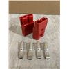 Image 1 : Red Battery Cable Quick Connects 2 Pcs
