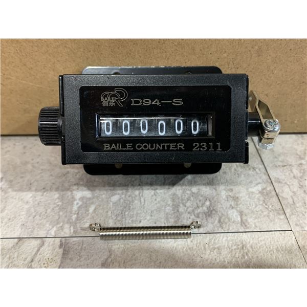 D94-56 Digit 0-999999 Pulling Counter Resettable Hand Stroke