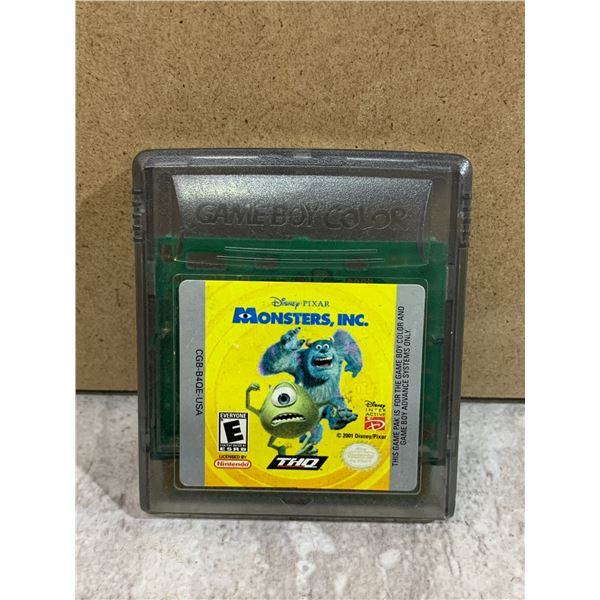 Nintendo Gameboy Color Game Cartridge - Monster's Inc