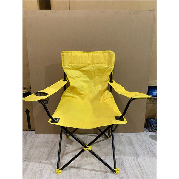 Yellow Folding Camping Chair