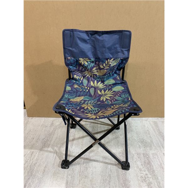 Kids Floral Print Camping Chair