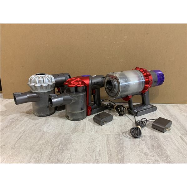 Lot of 3 Dyson Stick Vacuums (As Is)