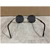 Image 3 : Steampunk Polarized Vintage Circle Goth Sunglasses