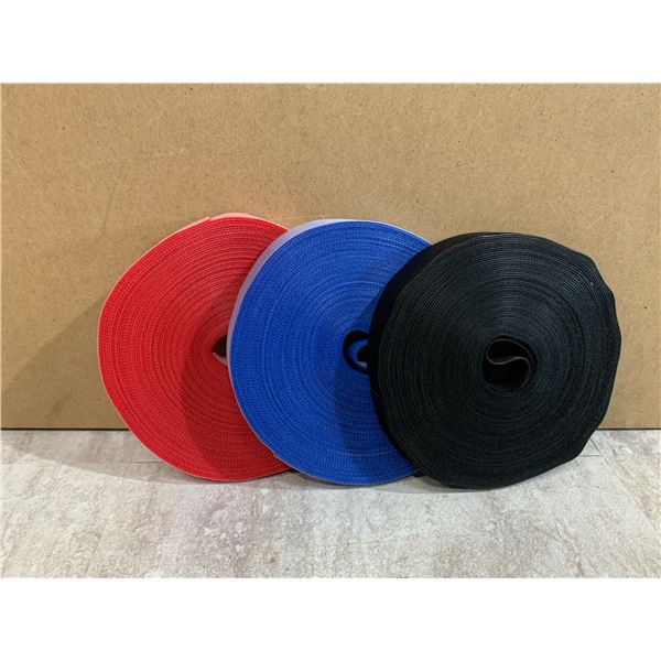 3 Pack of 50ft Velcro Cable Organizers