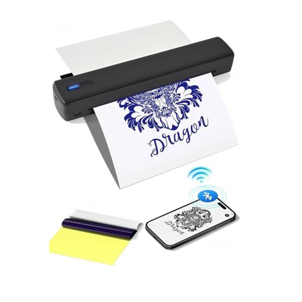PeriPage P-90-Pino Wireless Tattoo Stencil Printer - Inkless Thermal Tattoo Machine