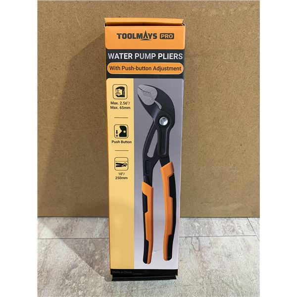 Toolmays Pro - Water Pump Pliers - With Push-Button Adjustment