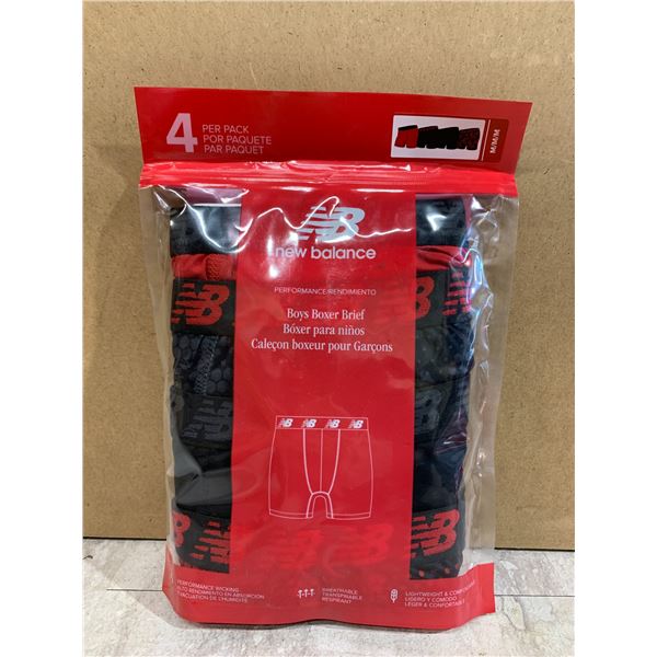 New Balance Boys Boxer Briefs - Size Medium - 4 Pack