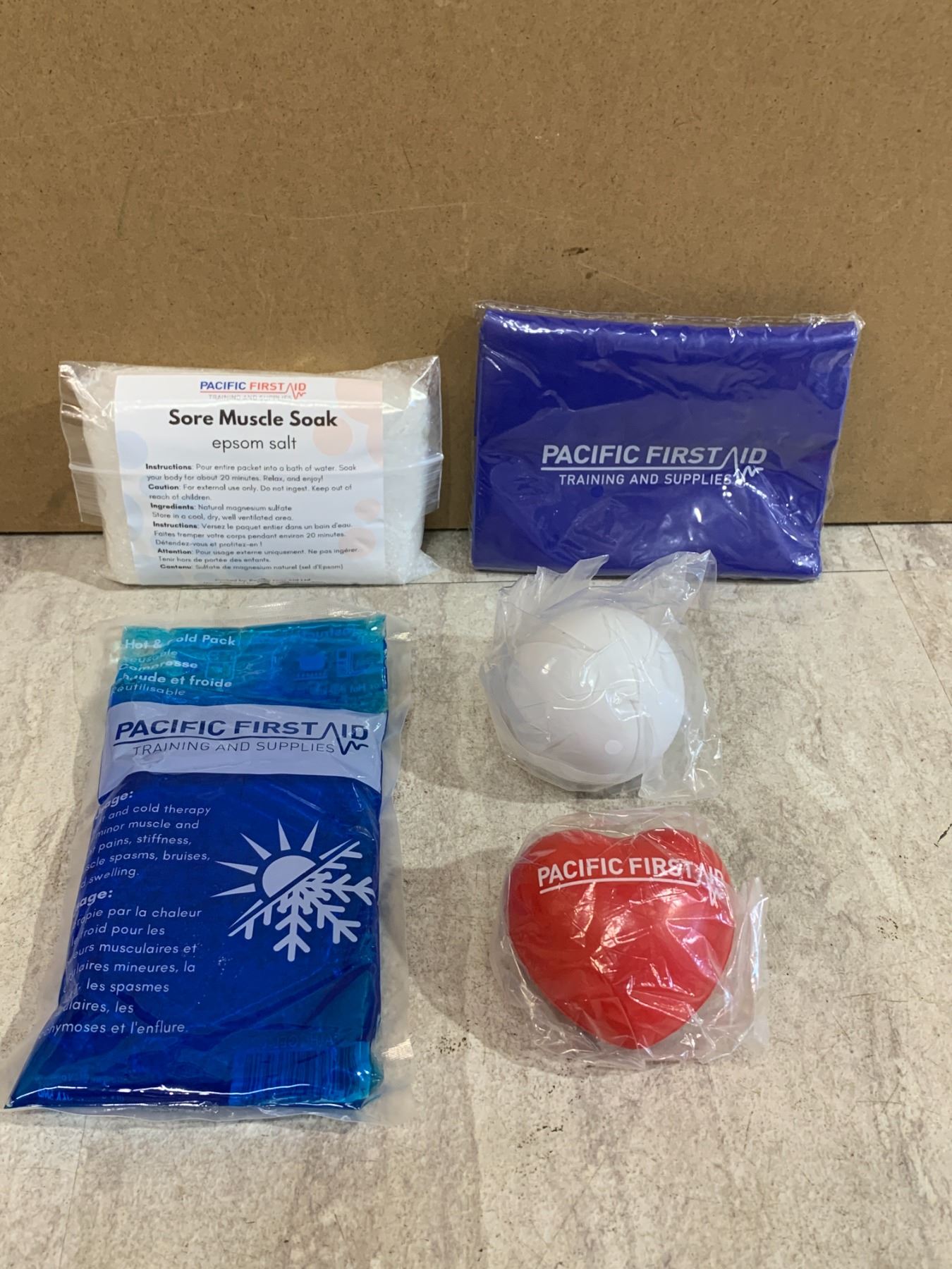 Pacific First Aid Pacific First Aid Kit - Stress Ball - Ice Pack