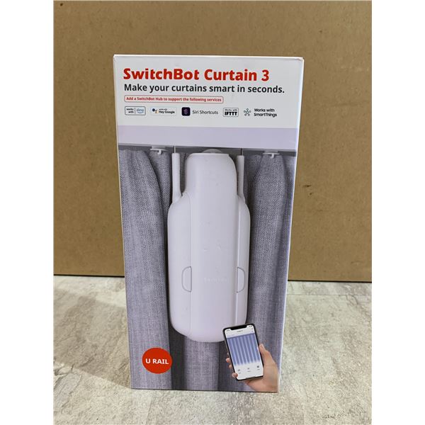 Switchbot Curtain 3 - Automatic Curtain Opener / Closer - Smart Curtains in Seconds